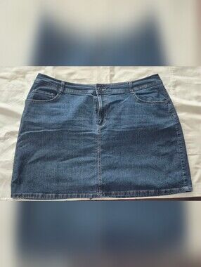 St. John's Bay Blue Denim Skort